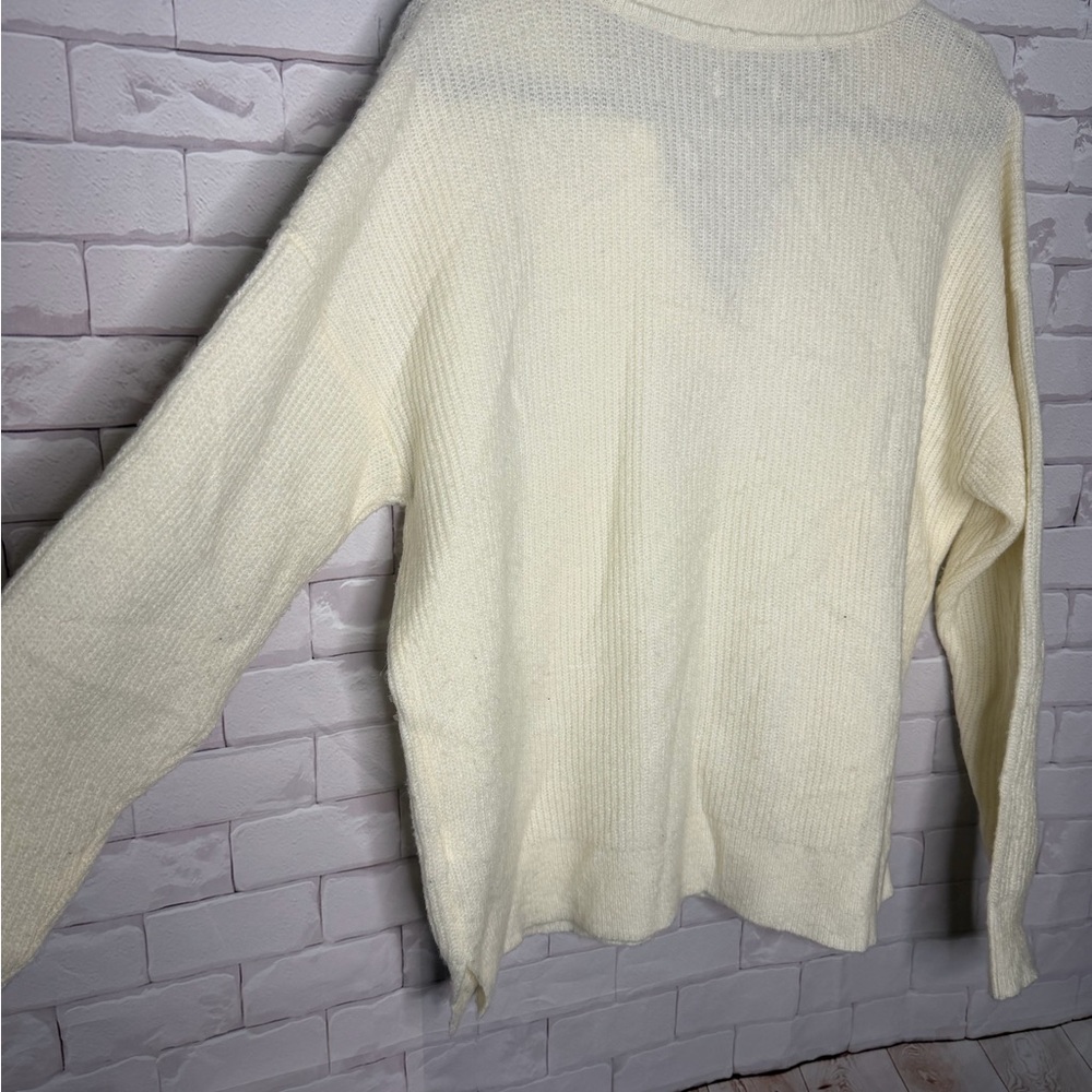 Lucky Brand Women's Cozy Cream Sweater - Picture 6 of 8